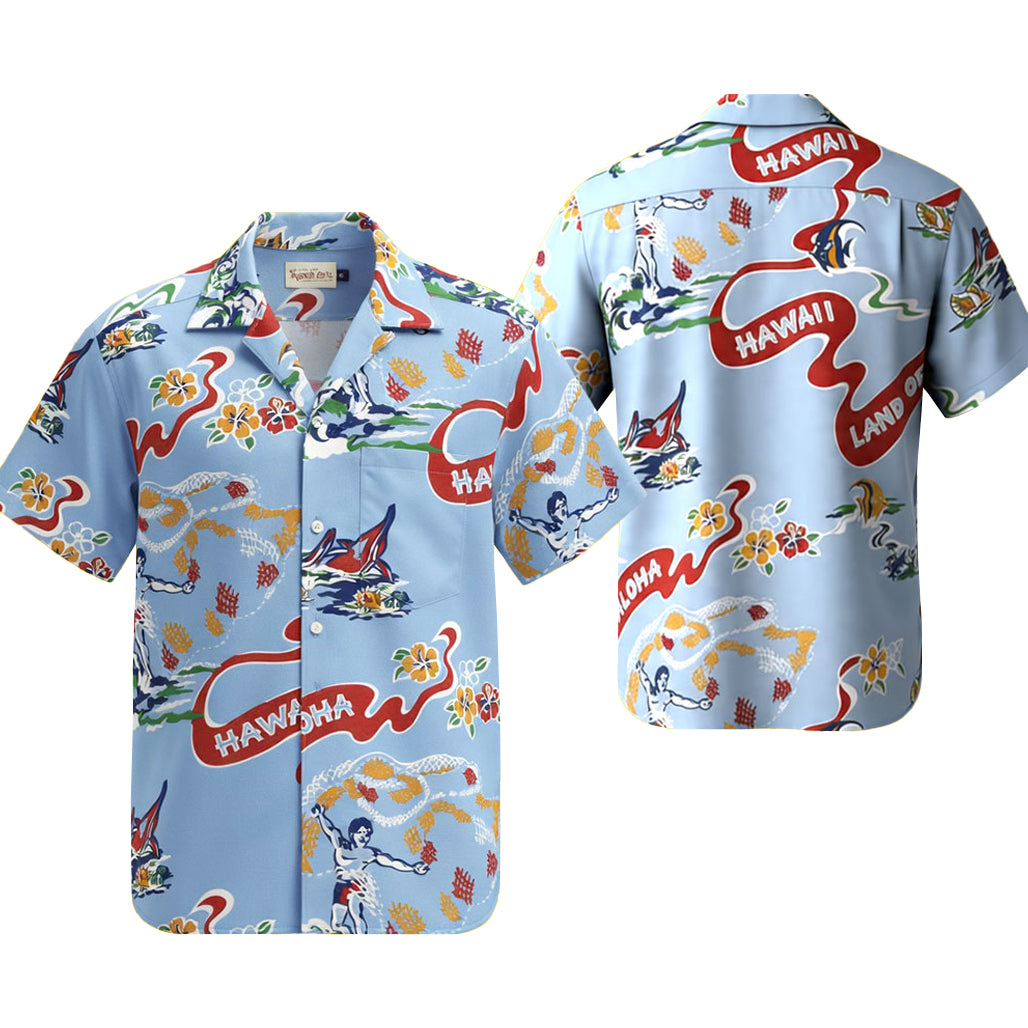 Clear Blue Hawaiian Shirt 2026 – Moonbestprint