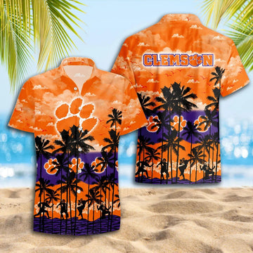 Clemson Tigers Hawaiian Shirt Trending Summer, NCAA Hawaiian Shirt Moonbestprint