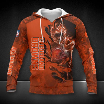 Cleveland Browns All Over Print NFL Hoodie, NFL Hoodie Moonbestprint