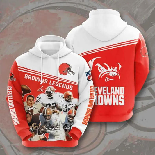 Cleveland Browns Legends 3D Hoodie, NFL Hoodie Moonbestprint