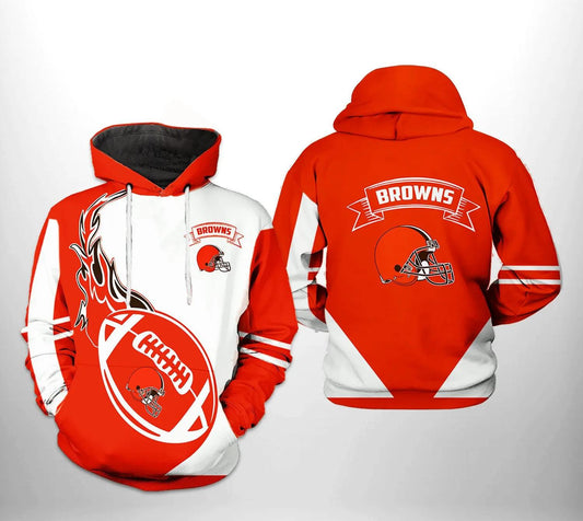 Cleveland Browns NFL 3D Hoodie, NFL Hoodie Moonbestprint