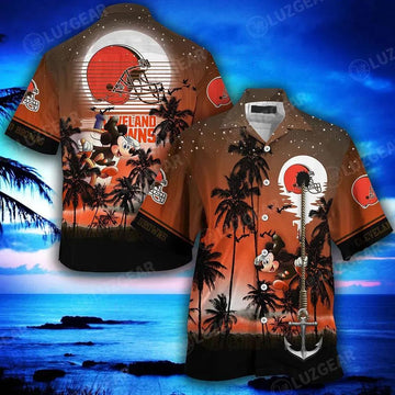 Cleveland Browns Nfl Football Hawaiian Shirt This Summer Gift For Men Women, NFL Hawaiian Shirt Moonbestprint