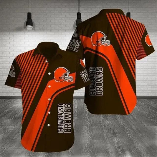 Cleveland Browns Nfl Gift For Fan Football Graphic Print Short Sleeve Hawaiian Shirt 3, NFL Hawaiian Shirt Moonbestprint