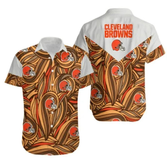 Cleveland Browns Nfl Gift For Fan Hawaii Shirt Summer Collection, NFL Hawaiian Shirt Moonbestprint