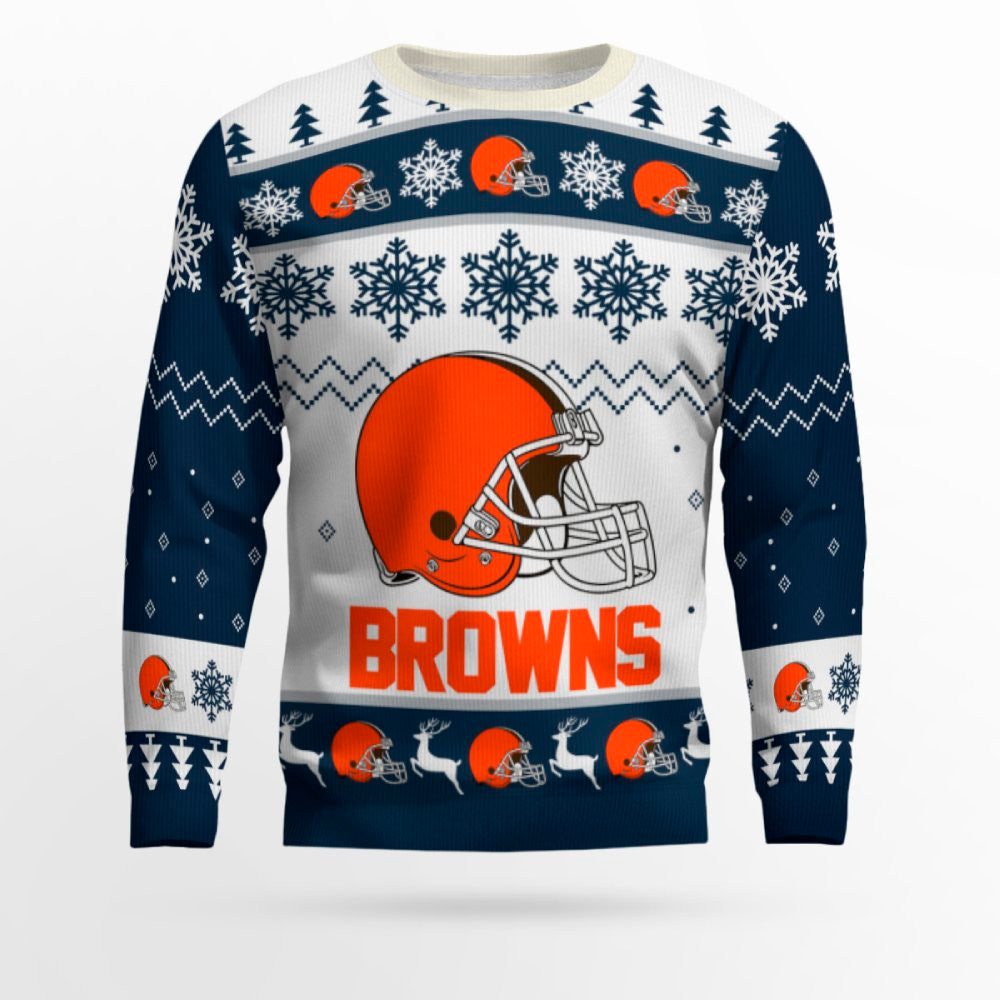 Cleveland Browns Ugly Christmas Sweater 2025 – Moonbestprint