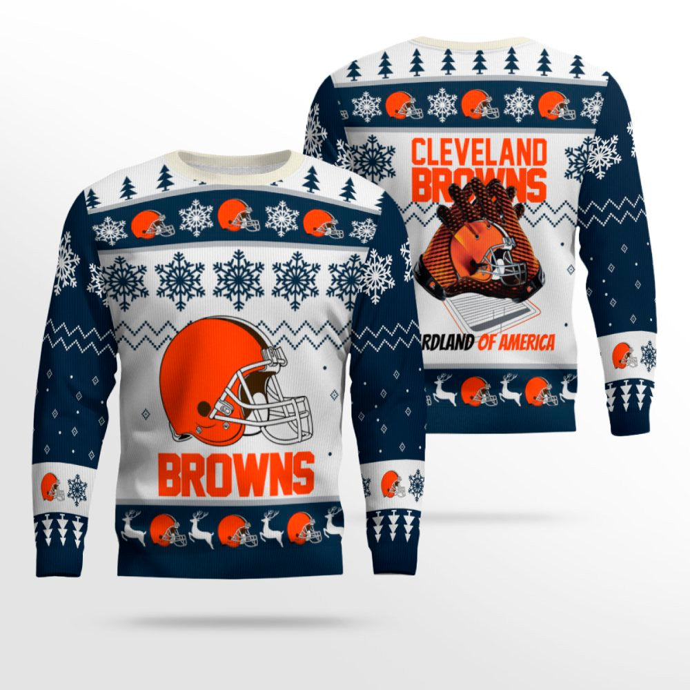 Cleveland Browns Ugly Christmas Sweater 2025 – Moonbestprint