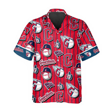 Cleveland Guardians Hawaiian Shirt, MLB Hawaiian Shirt Gift For Fans Moonbestprint