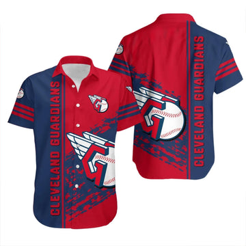 Cleveland Guardians Hawaiian Shirt Quarter Style - MLB, MLB Hawaiian Shirt Moonbestprint
