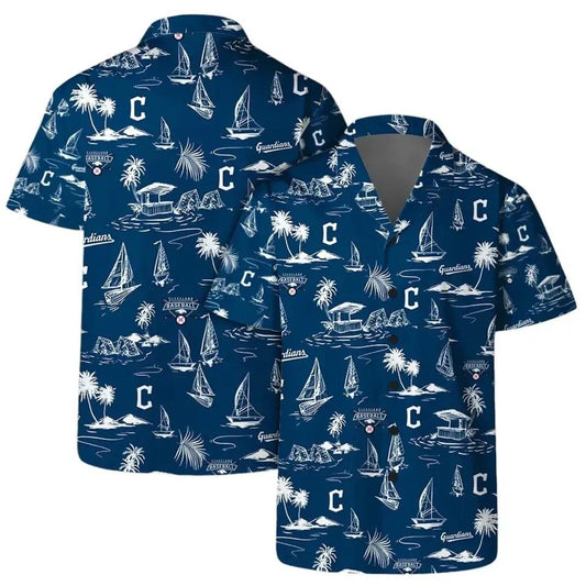 Cleveland Guardians  Nautical Adventure Hawaiian Shirt, MLB Hawaiian Shirt Moonbestprint