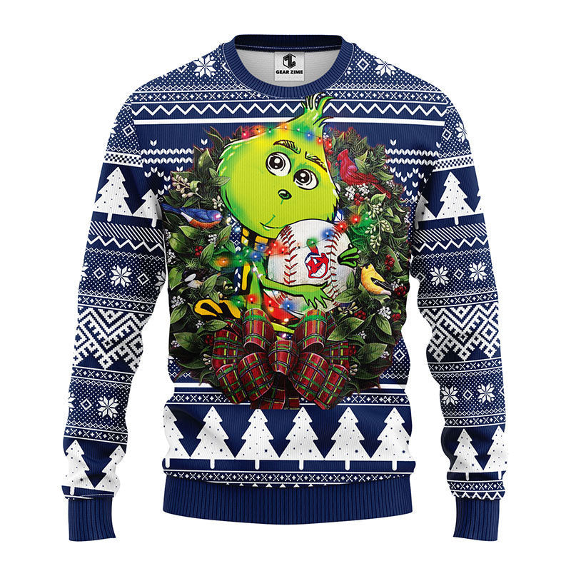 Cleveland Indians Grinch Hug Ugly Christmas Sweater, Grinch Xmas Sweater Moonbestprint