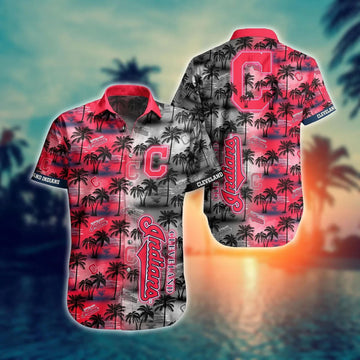 Cleveland Indians -Hawaii Style Shirt, MLB Hawaiian Shirt Moonbestprint
