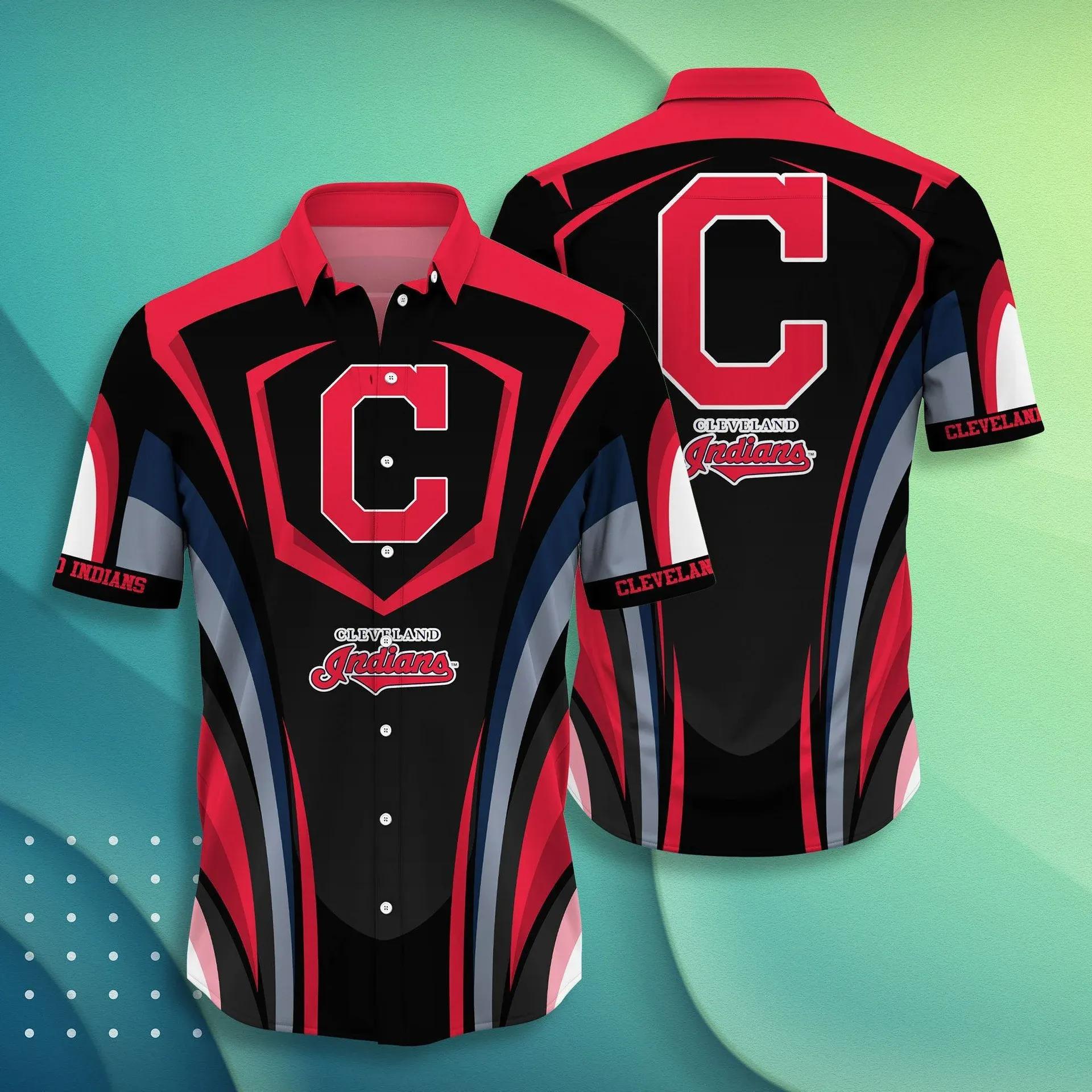Cleveland Indians MLB Hawaiian Shirt Hot Trending, MLB Hawaiian Shirt Moonbestprint