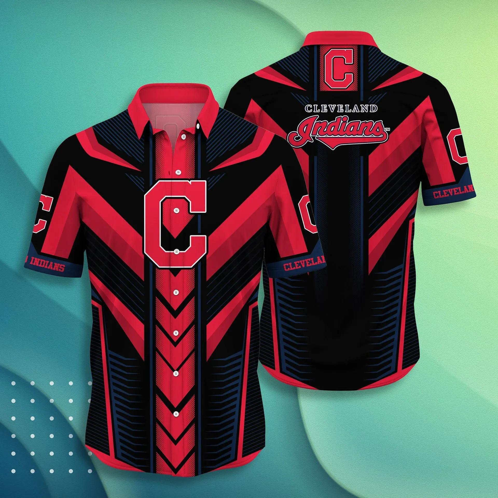 Cleveland Indians MLB Hawaiian Shirt, MLB Hawaiian Shirt Moonbestprint