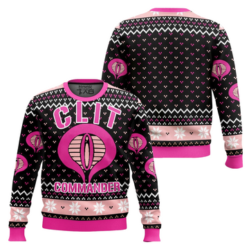 Clit Commander Ugly Christmas Sweater 2025 – Moonbestprint