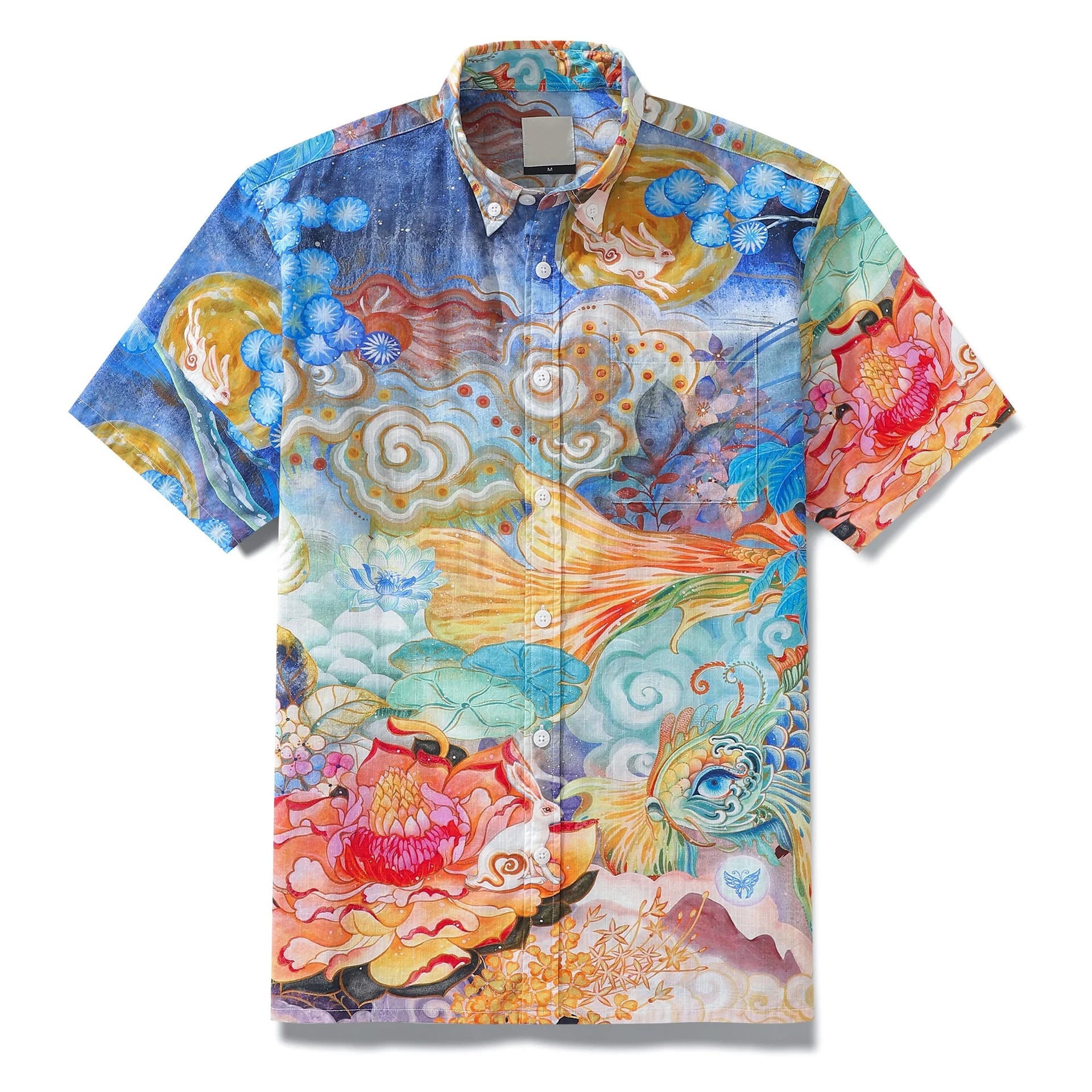 Cloud-wandering Koi Hawaiian Shirt – Moonbestprint