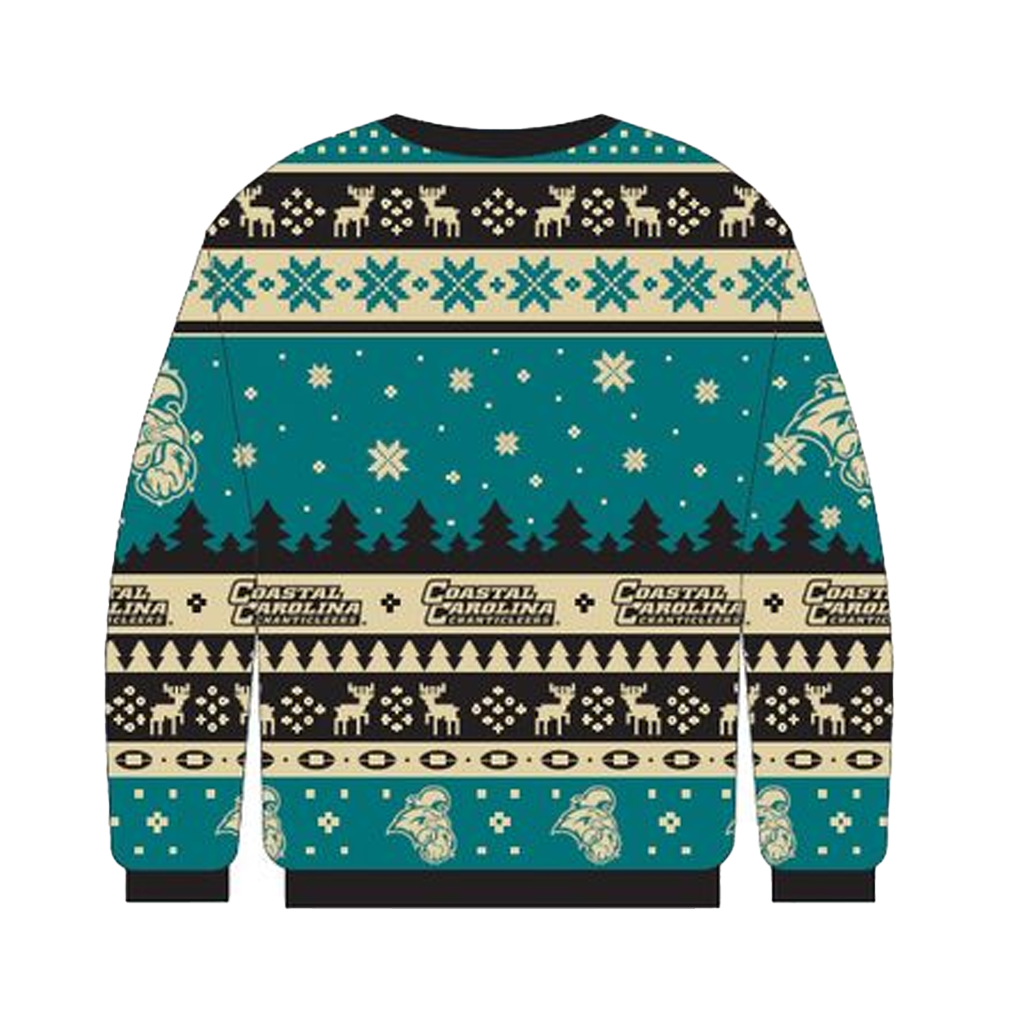 Coastal Carolina Chanticleers Ugly Christmas Sweater 2025 – Moonbestprint