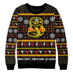Cobra Kai Never Dies Ugly Christmas Sweater – Moonbestprint