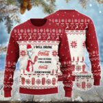 Cocacola Cat Hat Will Drink Everywhere Ugly Sweater – Moonbestprint