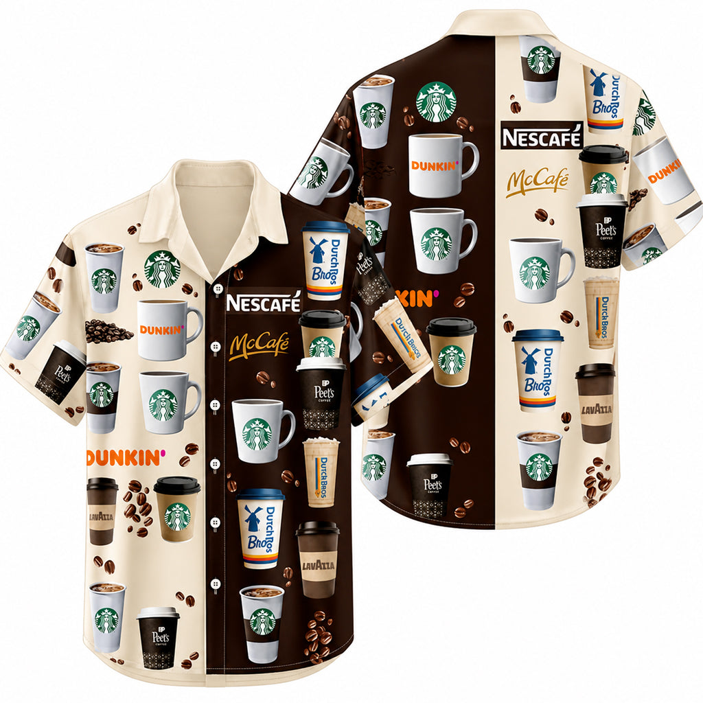 Coffee Lover Summer 2026 Hawaiian Shirt – Moonbestprint