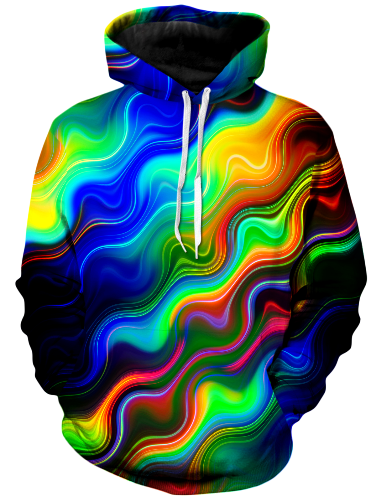 Color Wave Unisex Hoodie -Moonbestprint