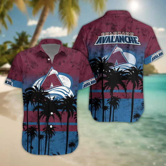 Colorado Avalanche Hawaii Shirt, NHL Hawaiian Shirt Moonbestprint