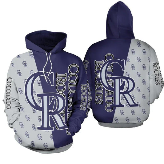 Colorado Baseball Team Rockiess 3D Hoodie, MLB Hoodie Moonbestprint