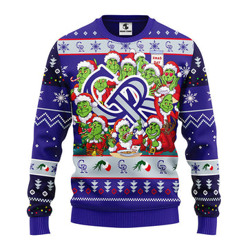 Colorado Rockies 12 Grinch Xmas Day Ugly Christmas Sweater, Grinch Xmas Sweater Moonbestprint