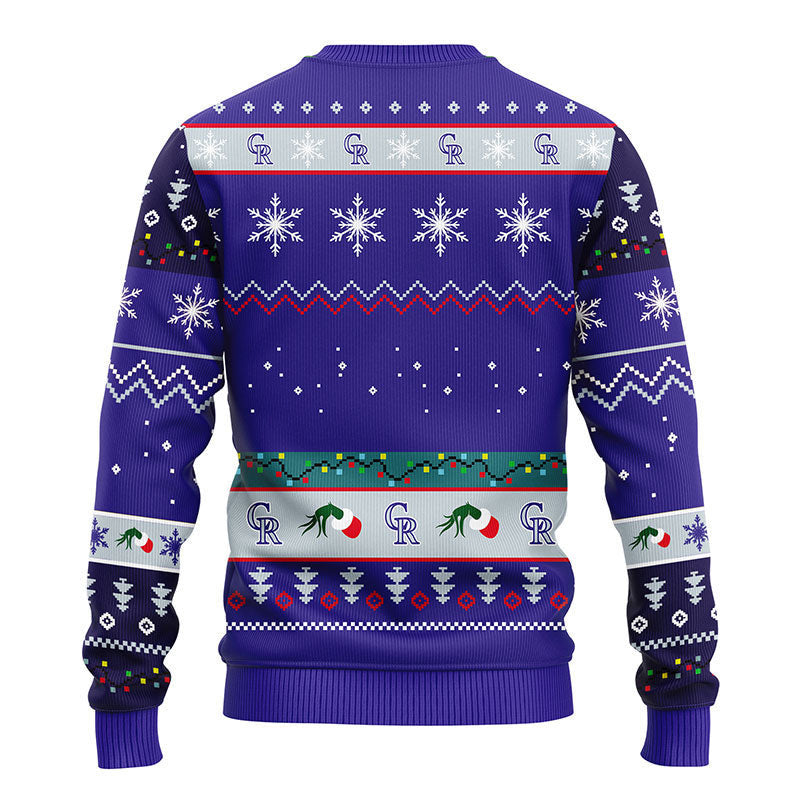 Colorado Rockies 12 Grinch Xmas Day Ugly Christmas Sweater, Grinch Xmas Sweater Moonbestprint