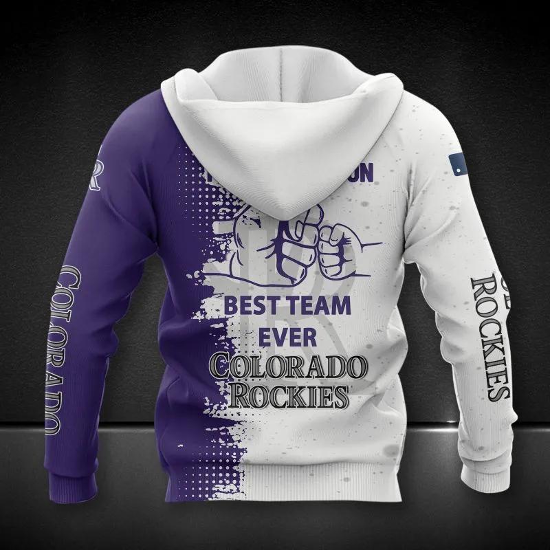 Colorado Rockies Dad And Son All Over Print Apparel 1, MLB Hoodie Moonbestprint