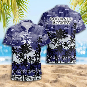 Colorado Rockies Hawaiian Shirt Trending Summer, MLB Hawaiian Shirt Moonbestprint