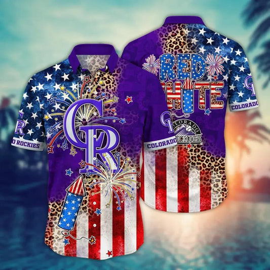 Colorado Rockies MLB Aloha Hawaiian Shirt, MLB Hawaiian Shirt Moonbestprint