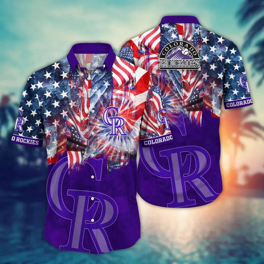 Colorado Rockies MLB Flower Aloha Hawaiian Shirt 11, MLB Hawaiian Shirt Moonbestprint