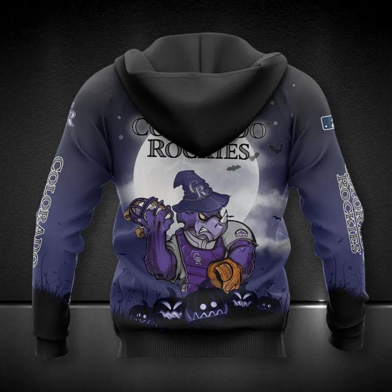 Colorado Rockies Mascot All Over Print Hoodie 1, MLB Hoodie Moonbestprint