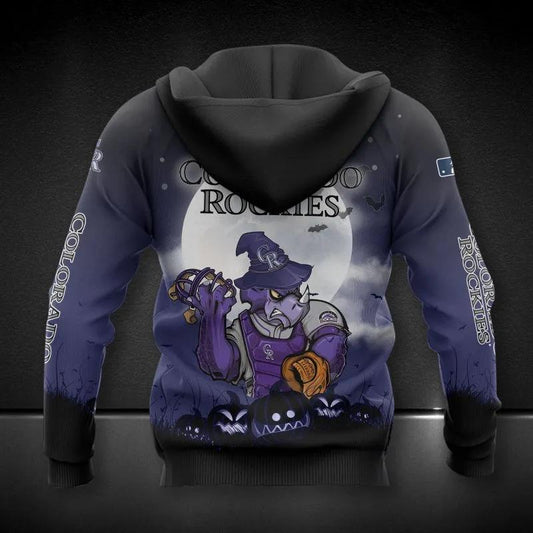 Colorado Rockies Mascot All Over Print Hoodie 1, MLB Hoodie Moonbestprint
