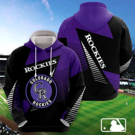 Colorado Rockies Printed Apparel, MLB Hoodie Moonbestprint