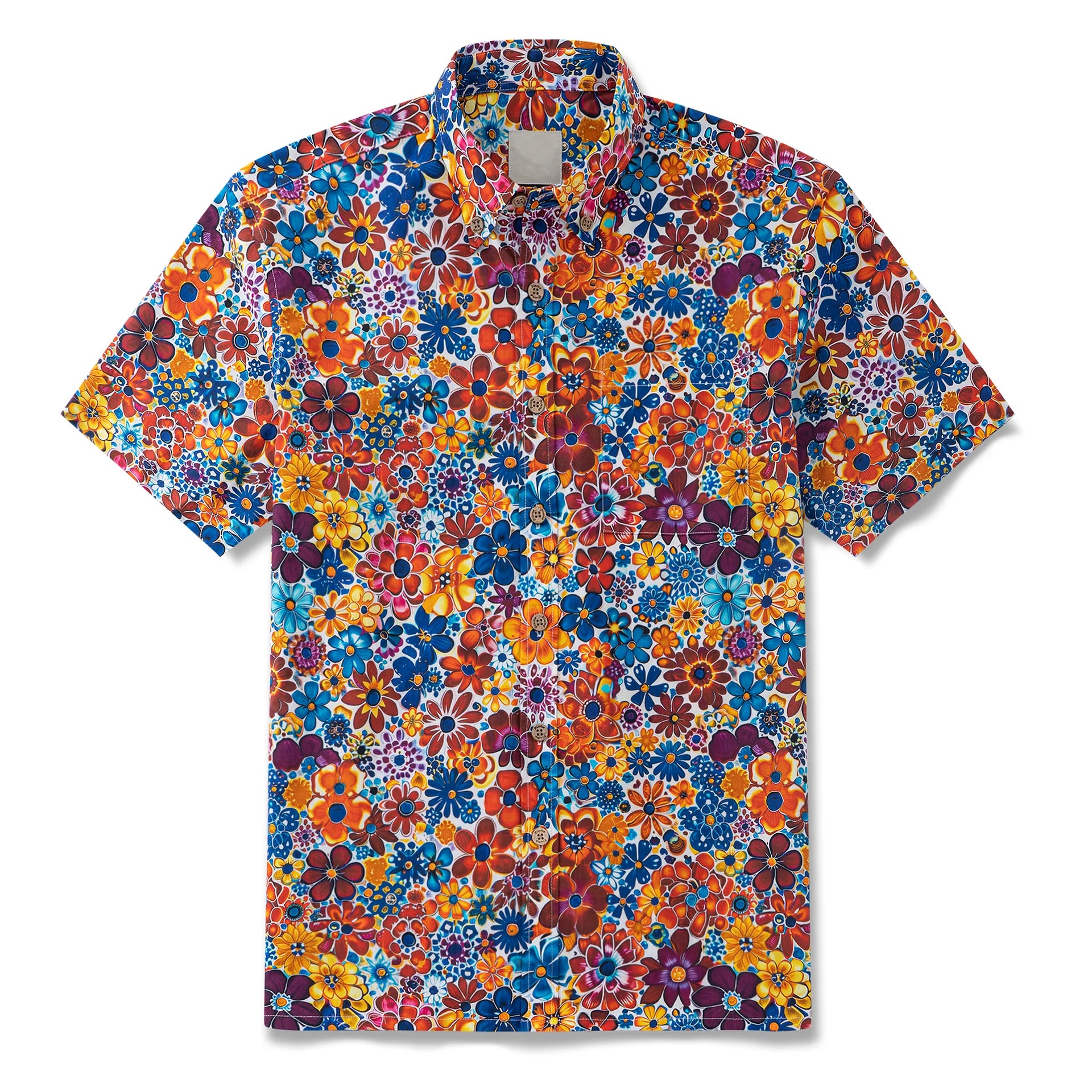 Colorful Flower Hawaiian Shirt – Moonbestprint