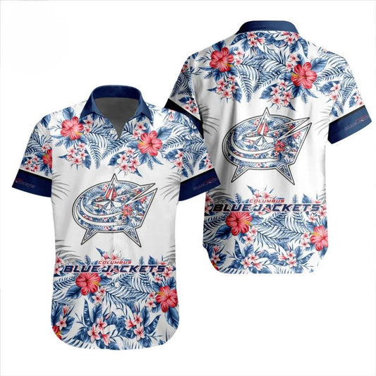 Columbus Blue Jackets NHL Team Beach Vibe Hawaiian Shirt, NHL Hawaiian Shirt Moonbestprint
