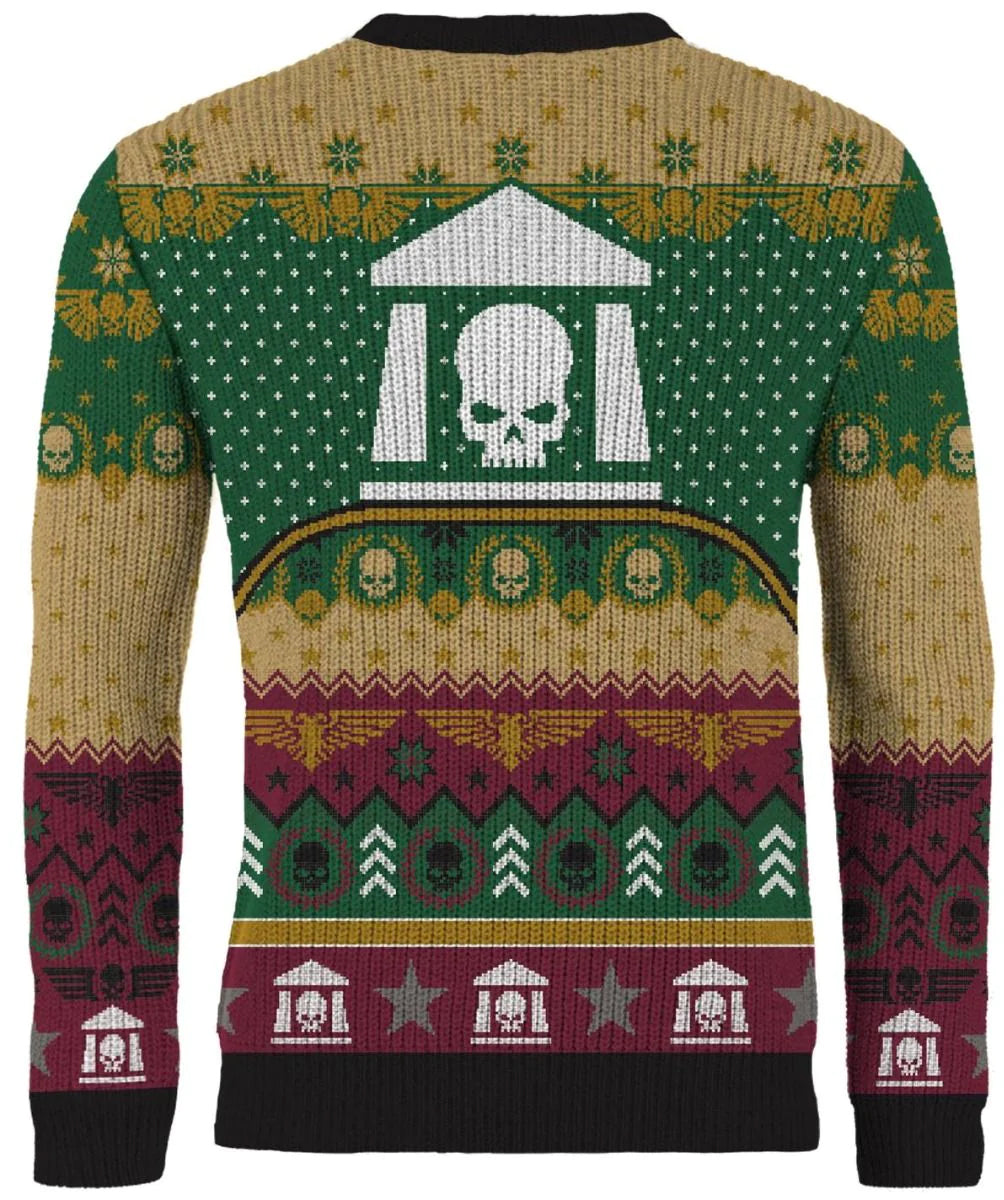 Command the Holidays Astra Militarum Ugly Christmas Sweater – Moonbestprint