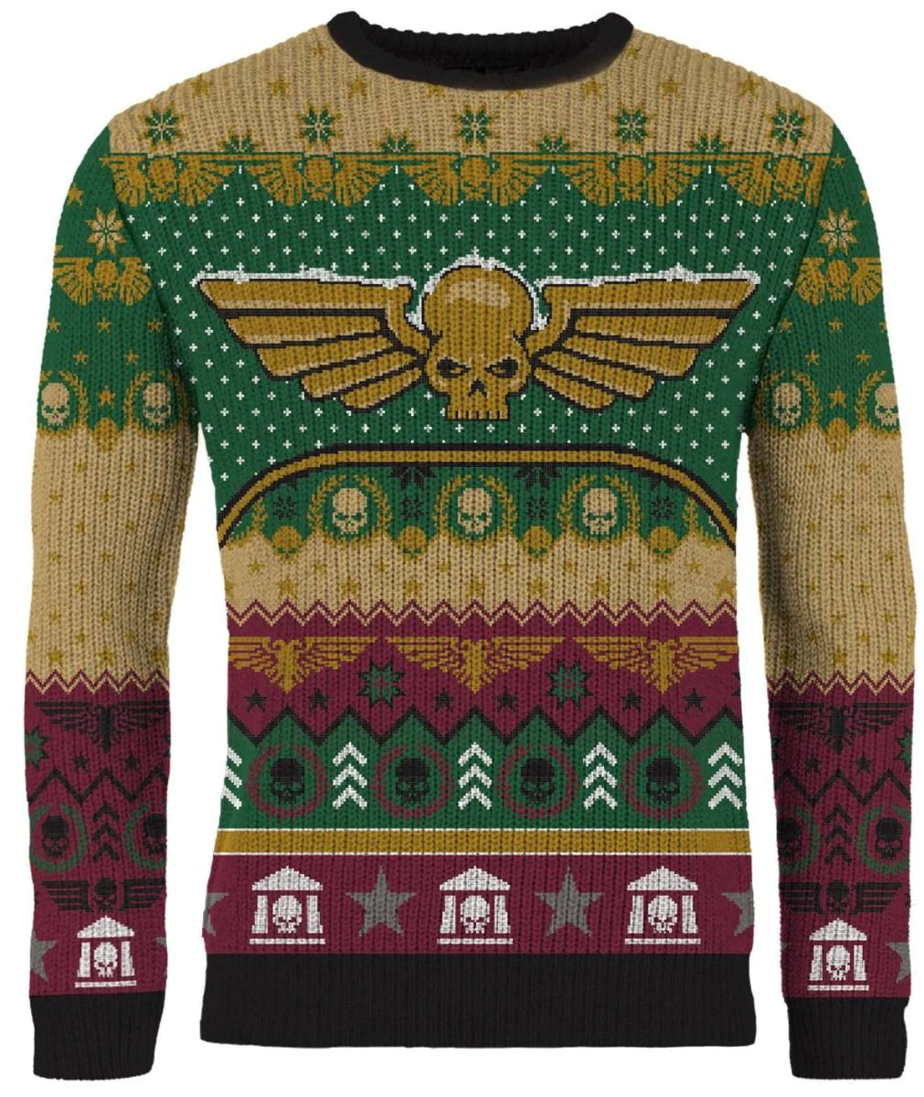 Command the Holidays Astra Militarum Ugly Christmas Sweater – Moonbestprint