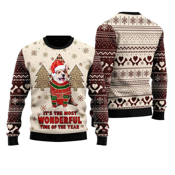 Corgi The Most Beautiful Time Ugly Christmas Sweater - Moonbestprint