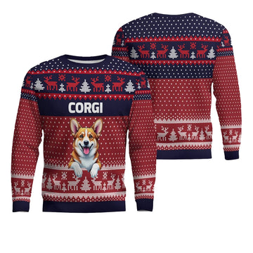 Corgi Ugly Christmas Sweater - Moonbestprint