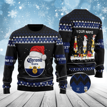 Corona Extra Bottle Santa Ugly Sweater – Moonbestprint
