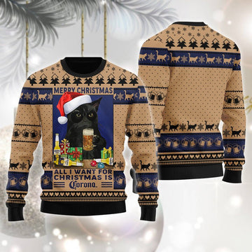 Corona Extra Is All I Want For Christmas Ugly Sweater – Moonbestprint