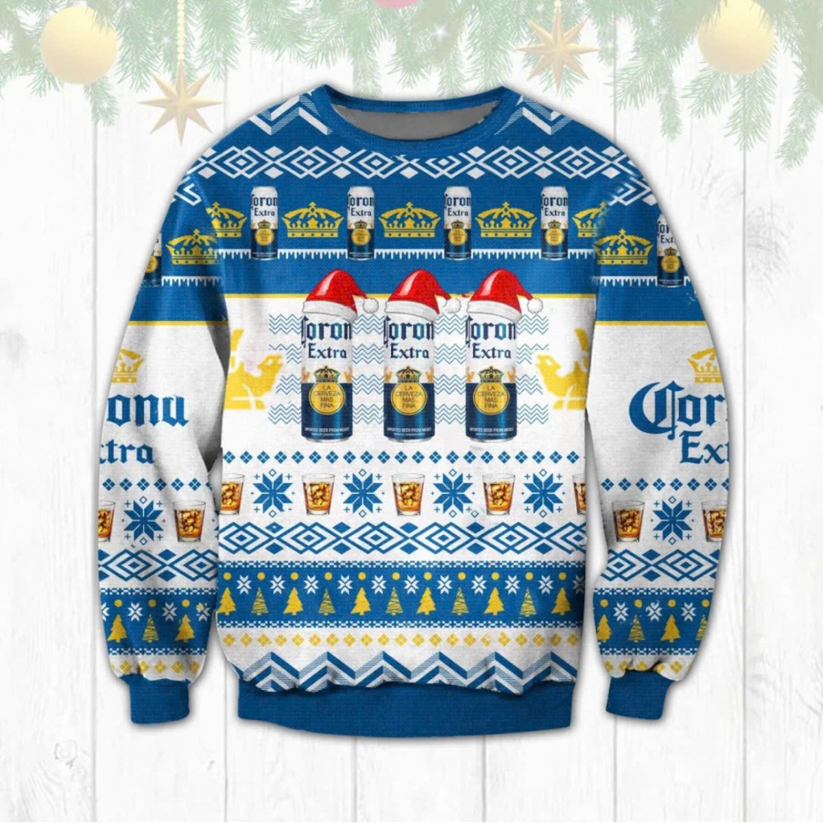 Corona Extra Santa Clause Christmas Ugly Sweater – Moonbestprint