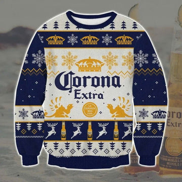 Corona Extra Winter Snowflake Ugly Sweater – Moonbestprint