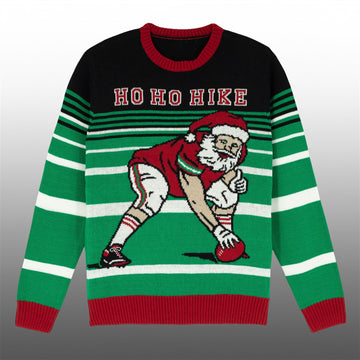 Cowboys Logan Wilson Ho Ho Hike Christmas Ugly Sweater - Moonbestprint