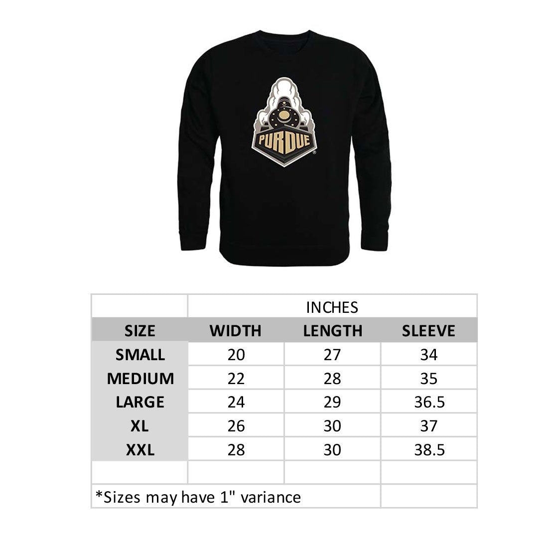 ACU Abilene Christian University Campus Crewneck Pullover Sweatshirt Sweater Black