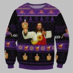 Crown Royal Jesus Like Ugly Christmas Sweater – Moonbestprint