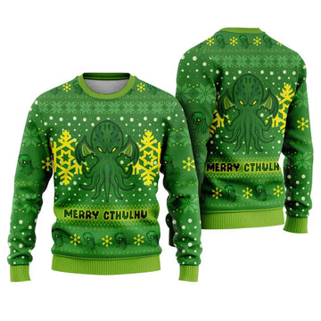 Cthulhu Ugly Christmas Sweater – Moonbestprint