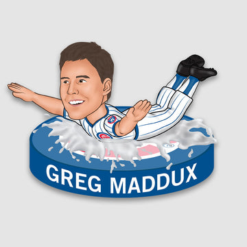 Cubs Greg Maddux 1988 Rain Delay Bobblehead 2025 Giveaway Moonbestprint